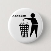 Atheismus Button (Vorderseite)