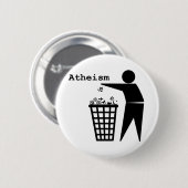Atheismus Button (Vorne & Hinten)