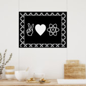 Atheismus der Liebe Poster (Küche)
