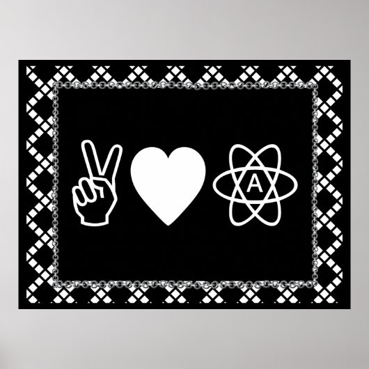 Atheismus der Liebe Poster (Vorne)