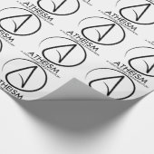 Atheismus Geschenkpapier (Ecke)