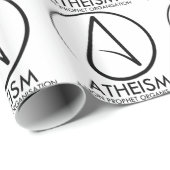 Atheismus Geschenkpapier (Rolleneckpunkt)