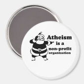 Atheismus ist eine gemeinnützige Organisation Magnet (Vorderseite/Rückseite)
