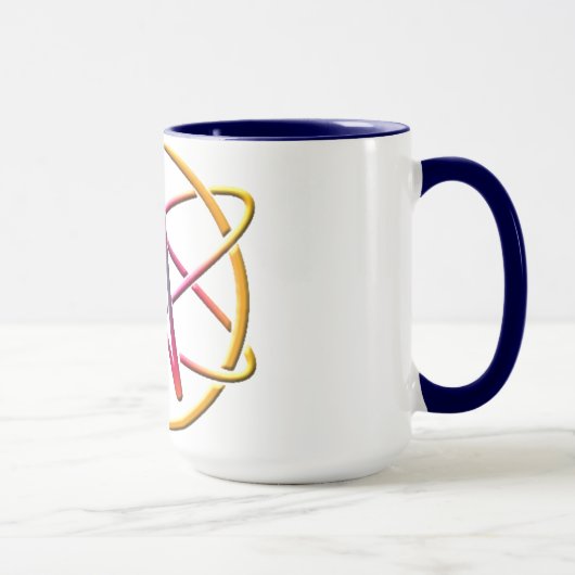 Atheismus-Logo-Kaffee-Tasse Tasse (Rechts)