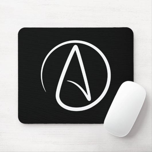 Atheismus-Piktogramm Mousepad (Mit Mouse)