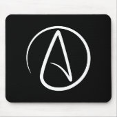 Atheismus-Piktogramm Mousepad (Vorne)