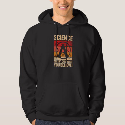 Atheismus Symbol Atheist Agnostische Anto Religion Hoodie (Vorderseite)