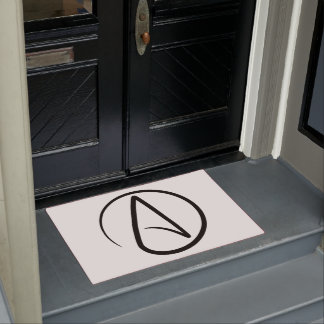 Atheismus-Symbol - Atheistisches Zeichen Fußmatte