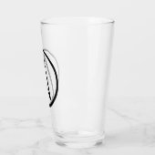 Atheismus-Symbol - Atheistisches Zeichen Glas (Links)