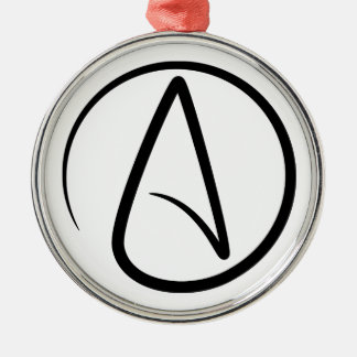 Atheismus-Symbol - Atheistisches Zeichen Ornament Aus Metall