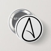 Atheismus-Symbol Button (Vorne & Hinten)
