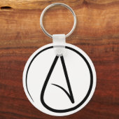 Atheismus-Symbol Schlüsselanhänger (Vorderseite)