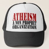 Atheismus Truckerkappe (Vorderseite)