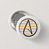 Atheismuszitatknopf Button (Vorne & Hinten)