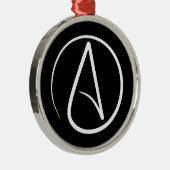 Atheissymbol Ornament Aus Metall (Rechts)