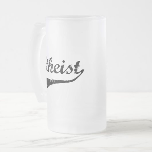 Atheist 2 mattglas bierglas (Vorderseite Links)