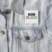 Atheist Anti-Religion "godless" Button (Beispiel)