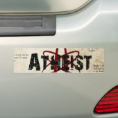 Atheist Autoaufkleber (Auf Auto)