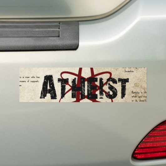 Atheist Autoaufkleber (Auf Auto)