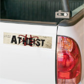 Atheist Autoaufkleber (Auf Lkw)