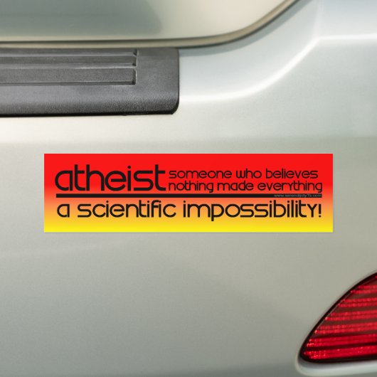 Atheist Autoaufkleber (Auf Auto)