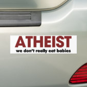Atheist Autoaufkleber (Auf Auto)