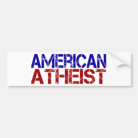 Atheist Autoaufkleber (Vorne)