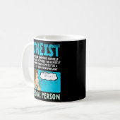 Atheist Beursache God Sending Himself Kaffeetasse (Vorderseite Links)