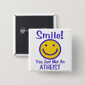 Atheist Button (Vorne & Hinten)