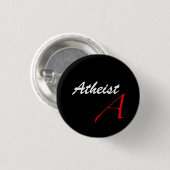 Atheist Button-Abzeichen Button (Vorne & Hinten)
