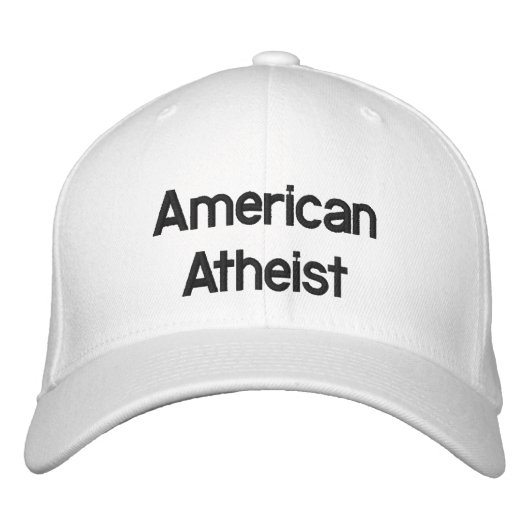 Atheist Cap Bestickte Kappe (Vorderseite)