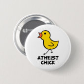 Atheist Chick Button (Vorne & Hinten)