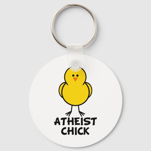 Atheist Chick Schlüsselanhänger (Vorderseite)
