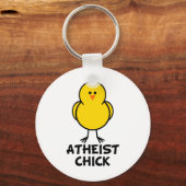 Atheist Chick Schlüsselanhänger (Vorderseite)
