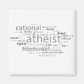 Atheist Cloud Magnet (Vorne)