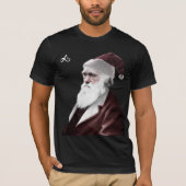 Atheist - Darwin-Weihnachten als Weihnachtsmann T-Shirt (Vorderseite)