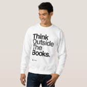 Atheist denken außerhalb der Bücher Sweatshirt (Vorne ganz)