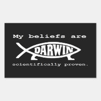 Atheist Evolution Autoaufkleber