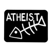 Atheist Fish Magnet (Horizontal)