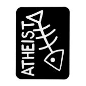 Atheist Fish Magnet (Vertikal)