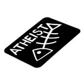 Atheist Fish Magnet (Linke Seite)