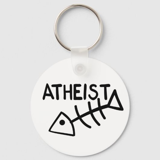 Atheist Fish Schlüsselanhänger (Vorderseite)