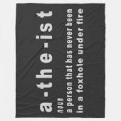 ATHEIST FLEECEDECKE (Vorderseite)