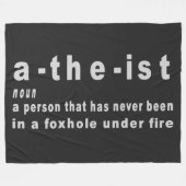 ATHEIST FLEECEDECKE (Vorderseite (Horizontal))
