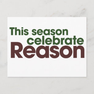 Atheist Holiday Feiertagspostkarte