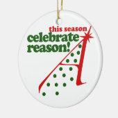 Atheist Holiday Saison Keramik Ornament (Links)