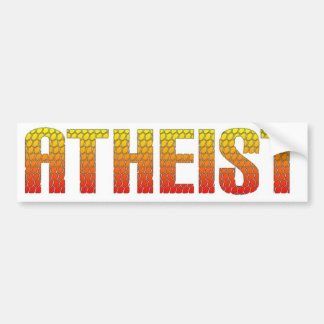 Atheist, Höllendrahtzaunart Autoaufkleber