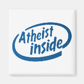Atheist Inside Magnet (Vorne)