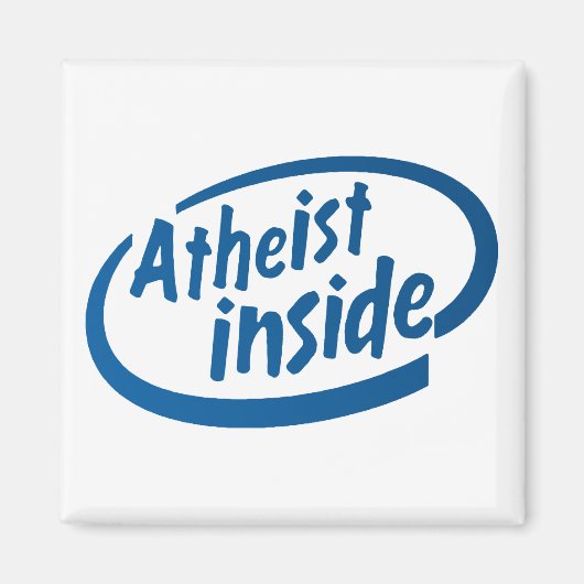 Atheist Inside Magnet (Vorne)