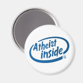 Atheist Inside Magnet (Vorderseite/Rückseite)